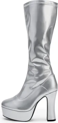 Produktbild von Plateau Stiefel mit Reißverschluss silber Schuhgröße: 36