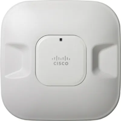 Produktbild von Cisco AIR-AP1042N-A-K9, 1000 Mbit/Sek, 10, 100, 1000 Mbit/Sek, 2.412 - 5825 GHz, 802.1x RADIUS, EAP, EAP-TLS, EAP-TTLS, PEAP, WPA, WPA-AES, WPA-TKIP, WPA2, 12,95W, AC, 100 - 240 V, 50 - Hz, DC, 44 - 57 V