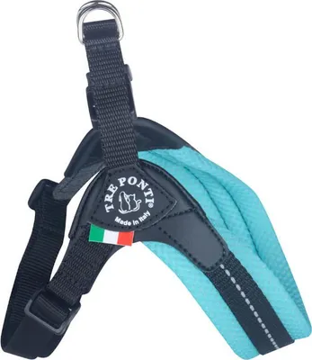 Produktbild von Tre Ponti RR200MN + RR200P Easy Fit Soft Mesh Sorbetto mit verstellbarem Bauchgurt und Click-Verschluss menta