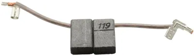 Produktbild von Kohlebürsten für Makita Heckenschere UH4510A - 6x10x15mm - Ersetzt CB-119