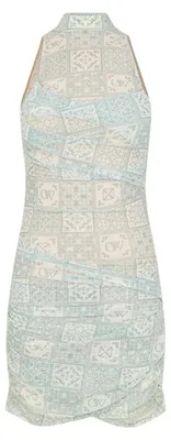 Productafbeelding van Off White - Onderjurk-stijl voor dames, hoge halslijn, tule GT41834 (maat 32 DE) (blauw/wit), AI-gegenereerde afbeelding