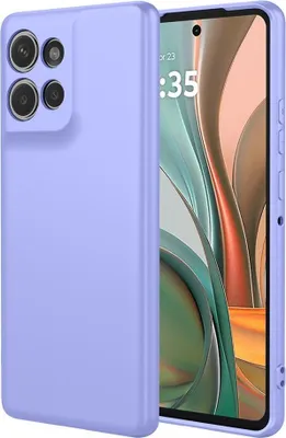 Obrázok produktu pre Puzdro pre Motorola Moto G75 - Zadný kryt Phonesta Soft Silk Silikónový - Fialová