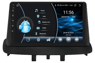 Productafbeelding van Autoradio met touchscreen, multimediafuncties, compatibel met Renault Megane 3 (2008 - 2014), model W7 AHD2 KI
