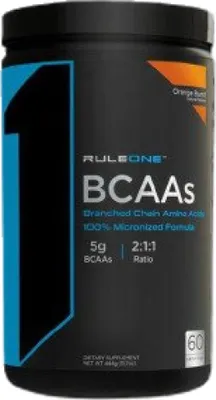 Obrázok produktu pre Rule1 | BCAA | 100% mikronizované 2:1:1 BCAA Formula Orange
