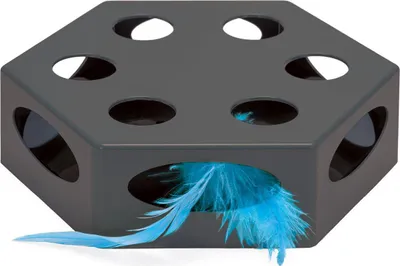Immagine prodotto di Giocattolo per gatti Beeztees preda interattiva grigio