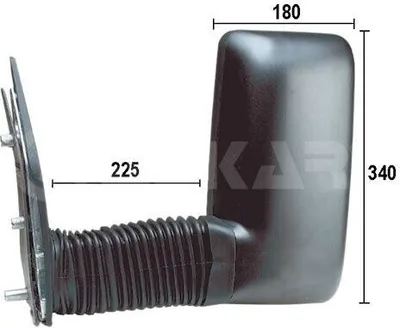 Produktbild von ALKAR 9269977 Außenspiegel Seitenspiegel Links für IVECO DAILY III Pritsche/Fahrgestell Konvex Manuell