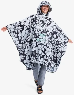 Produktbild von Roxy Midnight Rain Poncho Anthracite The Big M .