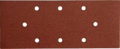 Zdjęcie produktu dla Papier ścierny, opakowanie 10 sztuk, 93x230 mm, P60, 8 otworów