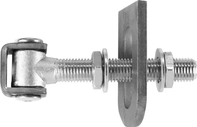 Produktbild von Torangel verstellbar M24 x 190 mm mit U-Form Anschweißlasche Torbeschlag Stahl-Torband Stahltor-Scharnier von SOTECH