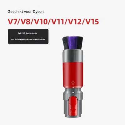 Image de Brosse douce pour accessoires d'aspirateurs Dyson V7, V8, V10 et V11 - pour éliminer la poussière sans laisser de traces.
