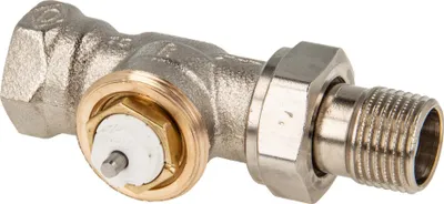 Produktbild von IMI Heimeier V-exakt II Thermostatventil-UT Rotguss vernickelt, Durchgangsform 3/8