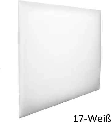 Produktbild von Polsterpaneel Wandkissen Wandpolster Bettkopfteil Wandpaneel Schlafzimmer | 30 x 30 cm | Weiß
