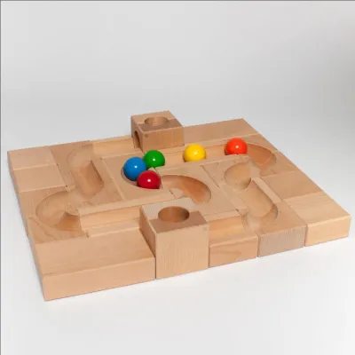 Obrázek produktu pro Základní stavebnice s mramorovou dráhou M DxŠxV = 51 cm x 32,5 cm x 29,5 cm NOVINKA