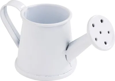 Produktbild von Miniatur Gießkanne aus Metall, weiß