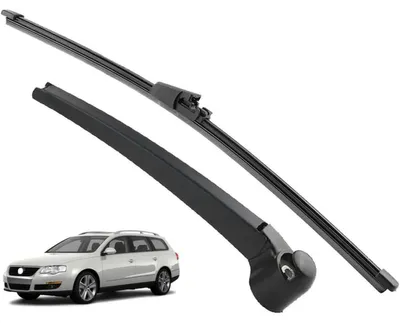 Immagine prodotto di Set completo tergicristallo posteriore con braccio e spazzola da 285 mm per VW Passat B6 – Station wagon, Polo 9N, Skoda Fabia II