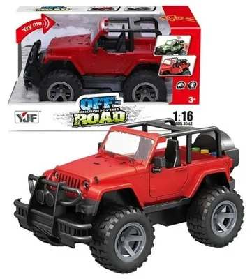 Image de Jeep rouge à piles - Askato