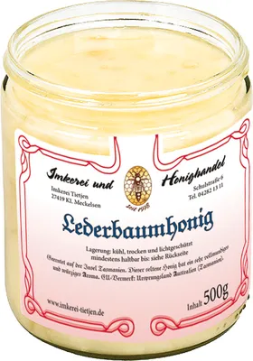Produktbild von Lederbaumhonig 500g | Rarität aus Tasmanien, sehr aromatisch | cremig