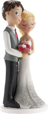 Obrázek produktu pro Svatební figurka na dort spokojené manželství 16cm
