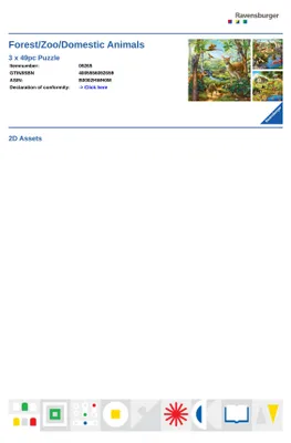 Image de Forêt/zoo/animaux domestiques Ravensburger 09265