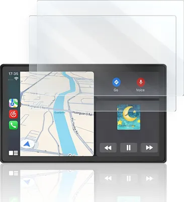 Produktbild von Schutzfolie passgenau für Essgoo Motorrad Carplay 5 Zoll Germany, Kratzfest 1x Matt 1x Klar