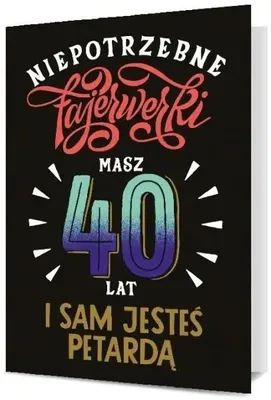 Immagine prodotto di Biglietto di compleanno 40 K. Uomo B6-1900