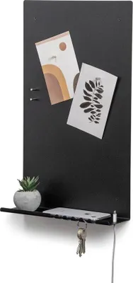 Obrázok produktu pre Magnetický držiak na kľúče – organizér – vrátane magnetov a držiaka na káble – 30 x 49 cm