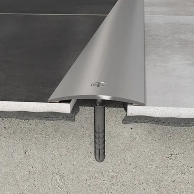 Produktbild von Übergangsprofil 30x3,12x1860mm Aluminiumprofil Silber Übergangsleiste Bodenprofil Aluprofil