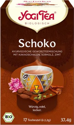 Obrázek produktu pro YOGI TEA Čokoládová směs ajurvédského koření, 17 filtračních sáčků