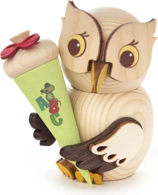 Obrázok produktu pre Miniatúrna figúrka mini sova školský štartér 5x7,5x3,5cm NOVINKA