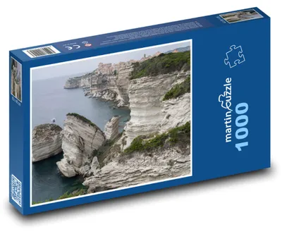 Zdjęcie produktu dla Puzzle 1000 Korsyka - klify i morze - martinpuzzle