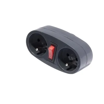 Produktbild von CHACON - Domino 2 x 16A-mit Schalter - 47005