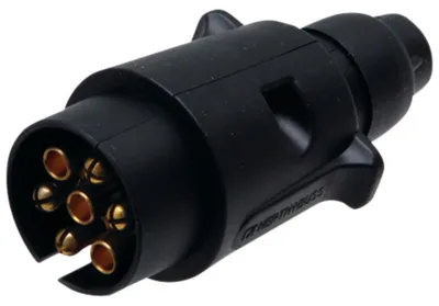 Obrázok produktu pre Zástrčka, elektrický konektor 7-pinový 6/12V 16A 1,5 mm2 ISO 1724 typ N