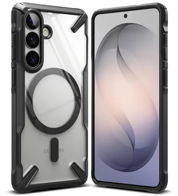 Produktbild von Ringke - Fusion X MagSafe robuste Hülle mit MagSafe für Samsung Galaxy S26 Plus – schwarz