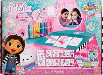 Immagine prodotto di Set di penne a soffio per la casa delle bambole di Gabby Deluxe