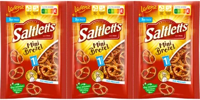 Produktbild von Lorenz Saltletts Mini Brezel (3x40g Packung)
