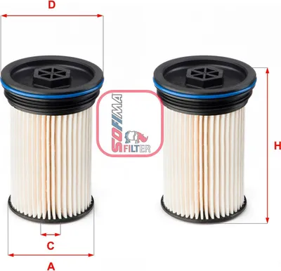 Produktbild von Kraftstofffilter SOFIMA S 6071 NE für CHEVROLET CAPTIVA (C100, C140) Filtereinsatz