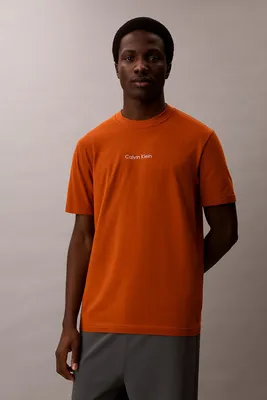 Produktbild von Calvin Klein LIFESTYLE Kurzarm T-Shirt, dehnbar, feuchtigkeitsableitend, klassische Passform
