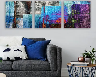 Obrázok produktu pre Wallity, P1094252- RMY1216, farebné, výtlačky na plátno, 90 x 30 cm, 100% plátno
