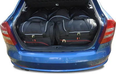 Produktbild von Skoda Octavia Hatchback 2004-2013 Kofferraumtaschen Set 5 Stk