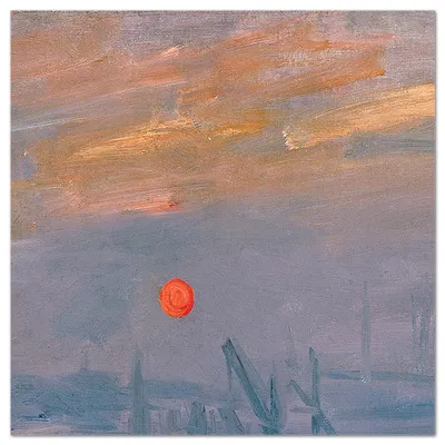 Zdjęcie produktu dla Giallobus - Wschodzące słońce - Claude Monet - 100D x 100S cm - Obraz - Szkło akrylowe