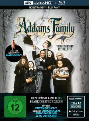 Produktbild von Addams Family - 2-Disc Limited Collector's Edition im Mediabook (UHD Blu-ray + Blu-ray)