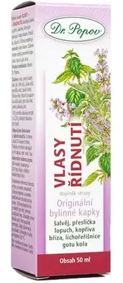 Immagine prodotto di Gocce alle erbe - Diradamento dei capelli - 50 ml