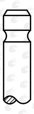 Produktbild von AE V95142 Auslassventil Ø25mm 99mm für FIAT Sedici (FY) für SUZUKI SWIFT III (MZ, EZ) für CHEVROLET CRUZE für SUBARU JUSTY III (G3X)