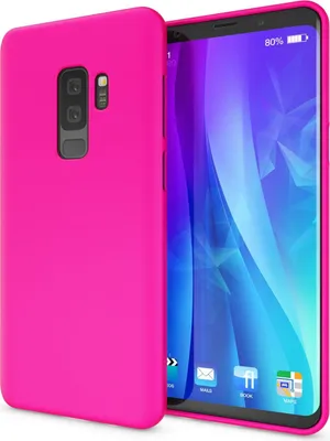Produktbild von Samsung Galaxy S9 Plus Handy Hülle von NALIA, Ultra-Slim TPU Silikon Neon Case Pink