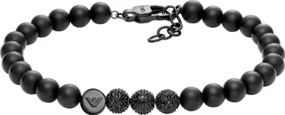 Produktbild von Emporio Armani EGS3030001 Herren Armband Edelstahl  Schwarz 21,5 cm
