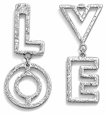 Produktbild von Ohrringe LOVE Buchstaben  liebe Romantik Ohr Hänger Yehwang