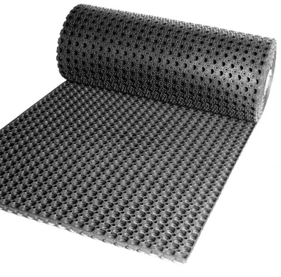 Gummimatte Ringgummimatte Grip 3 Stärken Wabenmatte Meterware Lochmatte 100x210cm Schwarz, Hauptbild