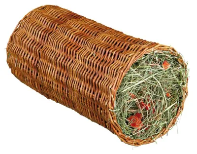 Produktbild von TRIXIE Weidentunnel mit Heu - diverse - ø 20 × 38 cm