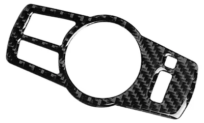 Image de Remplacement pour BMW F10 F07 F01 F25 F26 : Cache décoratif en fibre de carbone pour interrupteur de phare et levier de vitesse, accessoire de personnalisation pour voiture, modèle Série 5