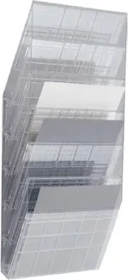 Obrázok produktu pre Durable FLEXIBOXX, 6 police/políc, Priehľadná, A4, 348 mm, 95 mm, 620 mm